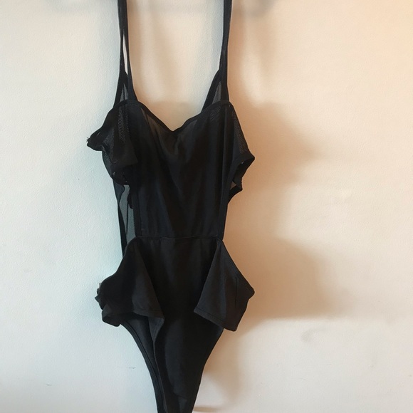 Black nylon body suit - Picture 2 of 3